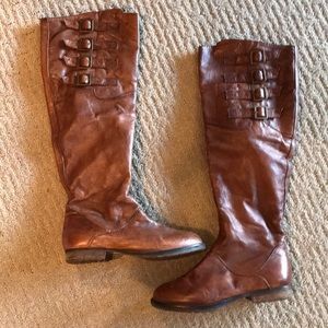 Knee High Leather Boots